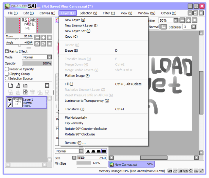 PaintTool SAI 1.2.0.1 Repack