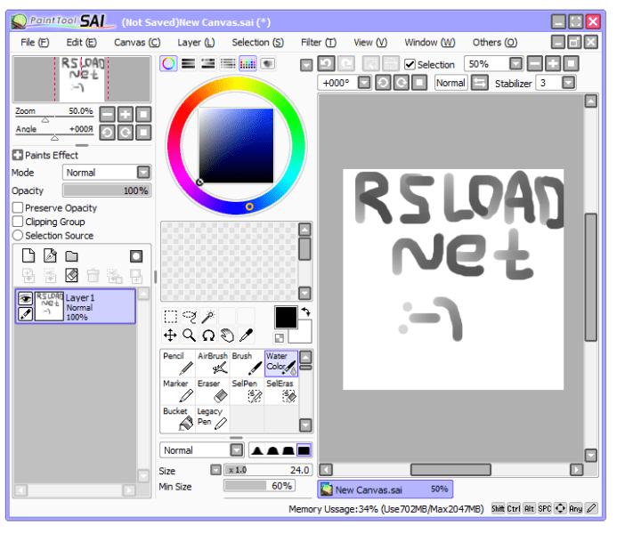 PaintTool SAI 1.2.0.1 Repack